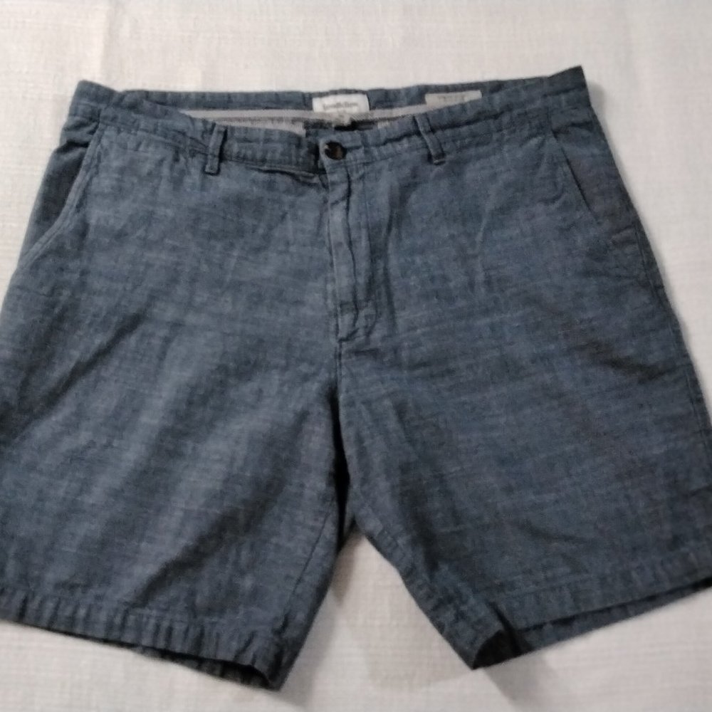 goodiellow co men chino shorts Size 36 light denim100% Cotton 012